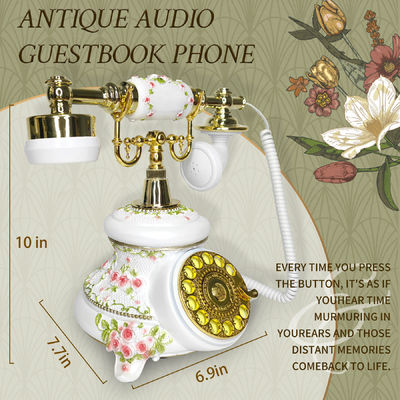 Fête de mariage européen Téléphone Livre d'invité Audio Livre d'invité FiayaCom Enregistreur de messages