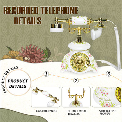 Fête de mariage européen Téléphone Livre d'invité Audio Livre d'invité FiayaCom Enregistreur de messages