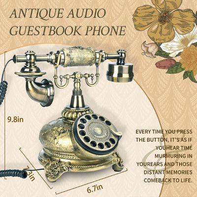 Enregistrement de voix USB Livre d'invités Souvenirs durables Message audio Livre d'invités pour les événements