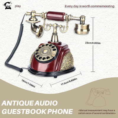 Enregistrement de mariage personnalisé Livre d'invité de téléphone Location audio Livre d'invité pour mariage