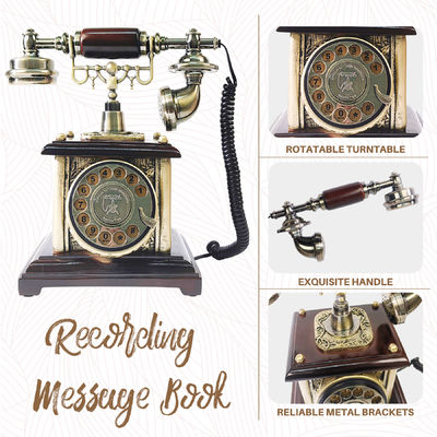 Vintage style rétro vidéo livre d'invité mariage chargeur de téléphone enregistrement pour mariage