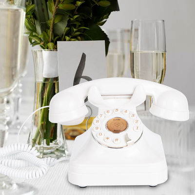 Le livre d'invités de mariage stylé téléphone électrique rechargeable enregistreur de téléphone vintage pour mariage
