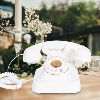 Le livre d'invités de mariage stylé téléphone électrique rechargeable enregistreur de téléphone vintage pour mariage