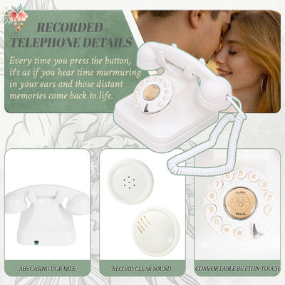 32GB Audio Téléphone Livre d'invité Enregistrement vocal 10 heures Enregistrement Téléphone Mariage Livre d'invité