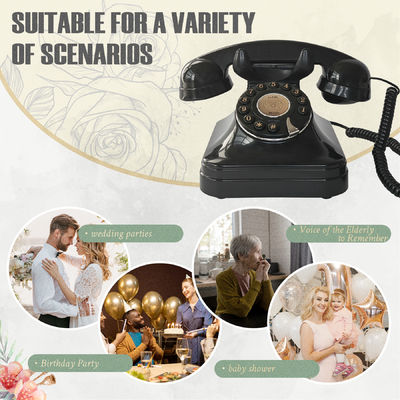 Audio personnalisé Livre d'invité Messagerie vocale 32 Go Laissez un message Téléphone Mariage