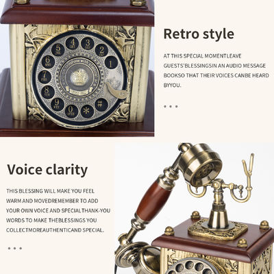 Gardez les souvenirs vivants Livre d'invités téléphonique - Parfait pour enregistrer les messages vocaux de vos proches lors d'événements spéciaux