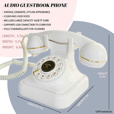 Téléphone rechargeable Livre d'invité Mariages Douches Virtuelles Pour créer des souvenirs