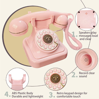 Événement Voix Livre d'invité Mariage Enregistrement en plastique clair Mariage Téléphone Livre d'invité 10h