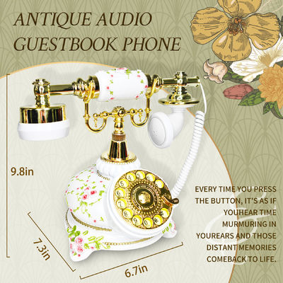 Enregistrements audio Livre d'invités de mariage Téléphone Livre d'invités audio clair Pour les fêtes de fin d'études