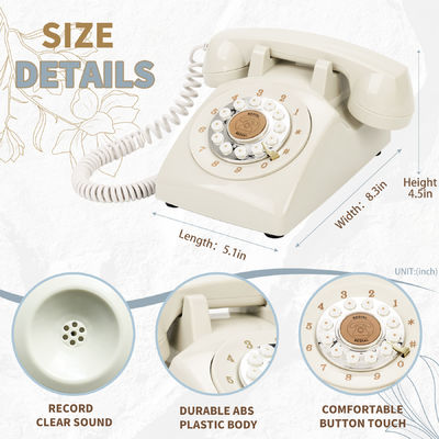 Moments spéciaux Téléphone USB Livre d'invité pour mariage Audio Téléphone Livre d'invité Location Blanc