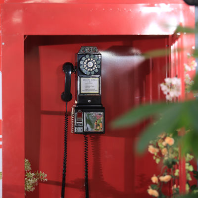 Classique Laisser un message Téléphone Mariage Retro Fiançailles Mariage Téléphone Livre d'invités