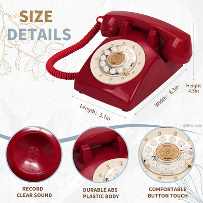 Téléphone son clair Livre d'invités 15h Audio Livre d'invités Téléphone Pour les fêtes d'anniversaire