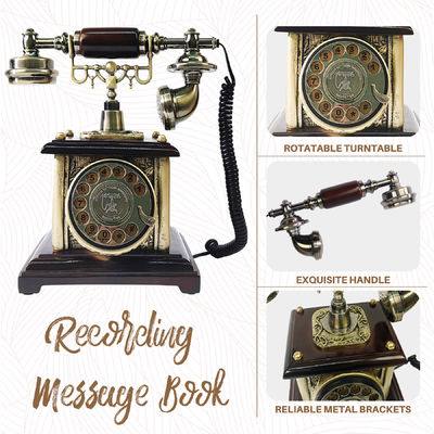 USB Téléphone rechargeable Enregistrement Mariage invité Bénédiction Conservation Livre Livre d'invités Téléphone