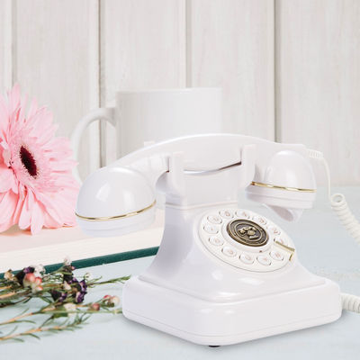 Messagerie vocale blanche Téléphone Livre d'invité Mariage Messagerie vocale Audio Son clair