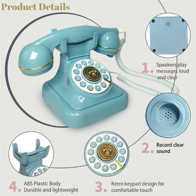 32GB Téléphone son clair Livre d'invité Mariage Bleu Pour les douches de bébé Événements