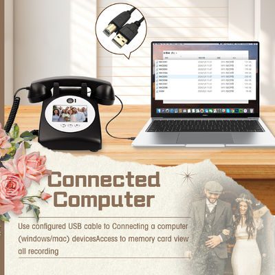 Fêtes Vidéo Livre d'invités avec audio clair Opération simple Livre d'invités audio mariage