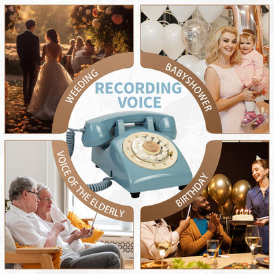 Enregistreur d'audio pour invités, livre de mariage, livre d'invités avec lecture, transfert USB